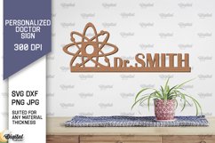 Personalized Doctor Sign Laser Cut. Wall Decor SVG Product Image 1