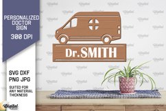 Personalized Doctor Signs Laser Cut Bundle. Wall Decor SVG Product Image 7