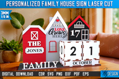 Perpetual Calendar Laser Cut | Desktop Family Calendar | CNC Product Image 1
