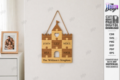 Family Signs Laser Cut Bundle | Wall Decor | Wall Name Signs Product Image 2