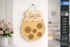 Personalized Family Wall Sign Laser Cut | Wall Decor | Home Product Image 1