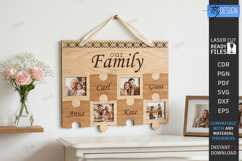 Personalized Family Wall Sign Laser Cut | Wall Decor | Home Product Image 1