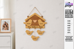 Family Signs Laser Cut Bundle | Wall Decor | Wall Name Signs Product Image 9