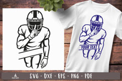 Personalized Football Player svg 