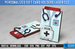 Personalized Gift Card Holder Laser Cut | Gift Idea | Doctor Product Image 1