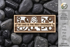 Personalized Gifts for Dad Laser Cut. Professional Decor SVG Product Image 1