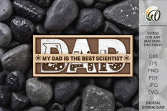 Personalized Gifts for Dad Laser Cut. Professional Decor SVG Product Image 1
