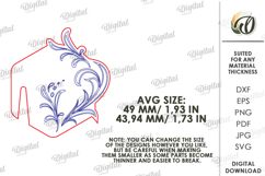 Personalized Glass Tags Bundle Laser Cut. Drink Tag SVG Product Image 3