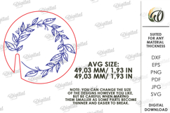 Personalized Glass Tag Laser Cut. Drink Tag SVG Product Image 2