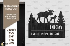 Personalized House Signs Laser Cut Bundle. Home Decor SVG Product Image 12