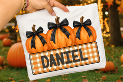 Personalized Kid Name Halloween Png, Cute Halloween Png Product Image 3