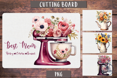 Personalized kitchen sublimation Kitchen cutting board 