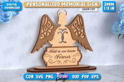 Memorial Sign Laser Cut | Sympathy Gift | Remembrance Sign Product Image 1