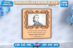 Memorial Sign Laser Cut | Sympathy Gift | Remembrance Sign Product Image 1