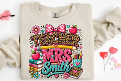 Personalized Mrs Smith Teacher PNG Product Image 7