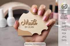 3D Personalized Nail Display Boards Bundle Laser Cut Product Image 13