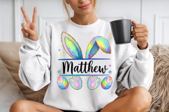 Personalized Name Easter Bunny Ears Png Product Image 2