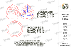 Personalized Napkin Ring Laser Cut. Napkin Holder SVG Product Image 2