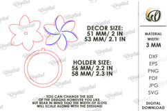 Personalized Napkin Ring Laser Cut. Napkin Holder SVG Product Image 3