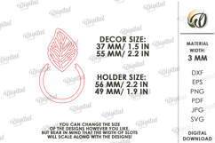 Personalized Napkin Ring Laser Cut. Napkin Holder SVG Product Image 2