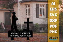 Personalized Outdoor Memorial Soldier Name Lasercut BUNDLES Product Image 3