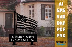 Personalized Outdoor Memorial Soldier Name Lasercut Product Image 1