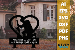 Personalized Outdoor Memorial Soldier Name Lasercut BUNDLES Product Image 11