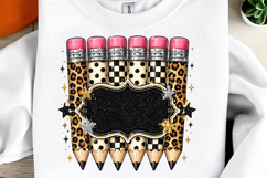Personalized Pencil Back to School PNG Product Image 1
