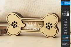 Personalized Pet Memorial Keepsake Box Laser Cut | Home Pets Product Image 1