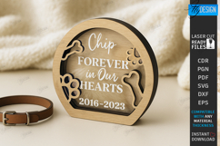 Personalized Pet Memorial Keepsake Box Laser Cut | Home Pets Product Image 1