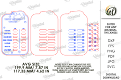 Personalized Pets Tracker. Wooden Pets Care Checklist SVG Product Image 3