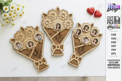 Mother's Day Photo Bouquet Laser Cut | Photo Frame Kit | CNC Product Image 1