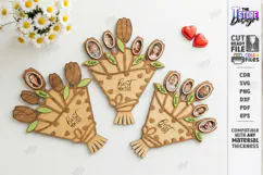 Mother's Day Photo Bouquet Laser Cut | Photo Frame Kit | CNC Product Image 1