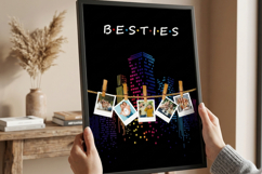Custom Besties Photo Template PSD. Product Image 3