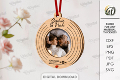 Personalized Song Ornaments Bundle Laser Cut. Valentine SVG Product Image 2