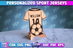 Personalized Sport Jerseys Laser Cut | 3D Custom Sign Laser Product Image 2