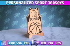 Personalized Sport Jerseys Laser Cut | 3D Custom Sign Laser Product Image 3