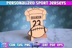 Personalized Sport Jerseys Laser Cut | 3D Custom Sign Laser Product Image 7