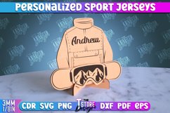 Personalized Sport Jerseys Laser Cut | 3D Custom Sign Laser Product Image 9