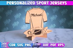 Personalized Sport Jerseys Laser Cut | 3D Custom Sign Laser Product Image 10
