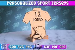 Personalized Sport Jerseys Laser Cut | 3D Custom Sign Laser Product Image 11