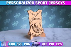 Personalized Sport Jerseys Laser Cut | 3D Custom Sign Laser Product Image 13