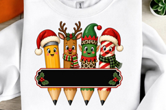 Personalized Teacher Christmas Png Product Image 1