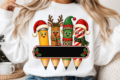 Personalized Teacher Christmas Png Product Image 3