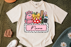 Personalized School Supplies PNG, Teacher Design Product Image 2