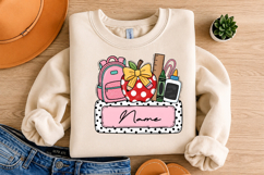 Personalized School Supplies PNG, Teacher Design Product Image 3