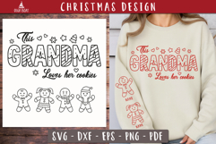 Personalized This Grandma Loves Her Cookies SVG