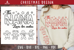 Personalized This Nana Loves Her Cookies SVG