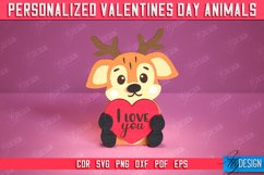 Valentine’s Day Deer | Romantic Gift | Animals Shape | CNC Product Image 1