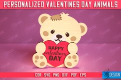 Valentine’s Day Bear | Romantic Gift | Animals Shape | CNC Product Image 1